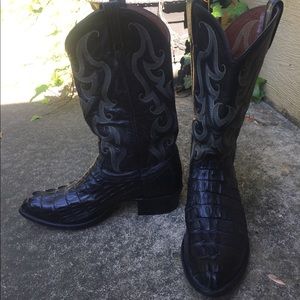 Men's black Tony Lama Boots